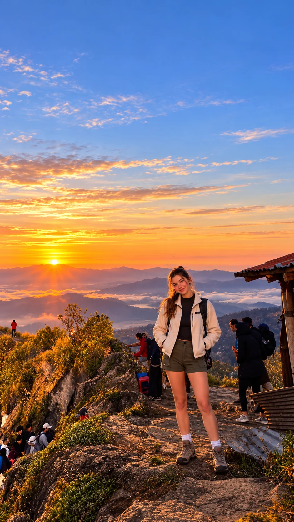 Suasana wisata Gunung Batur di Bali